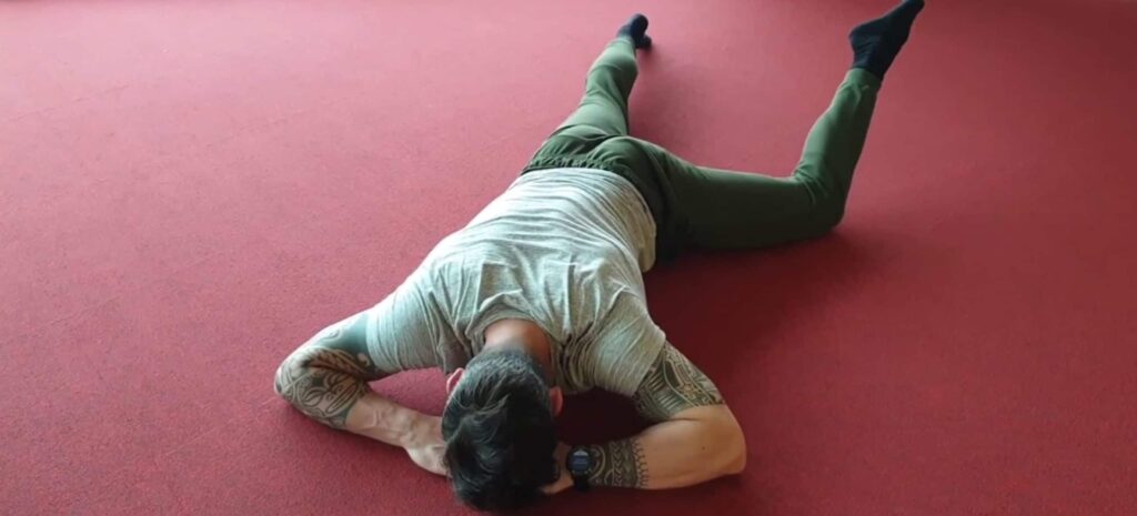 Half Frog Hip Mobility Internal Rotation