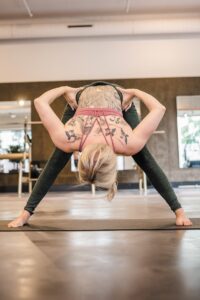 Wide Legged Standing Forward Fold yogapose