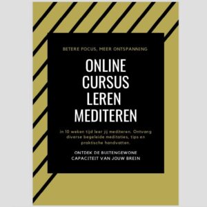 Online Cursus Leren Mediteren